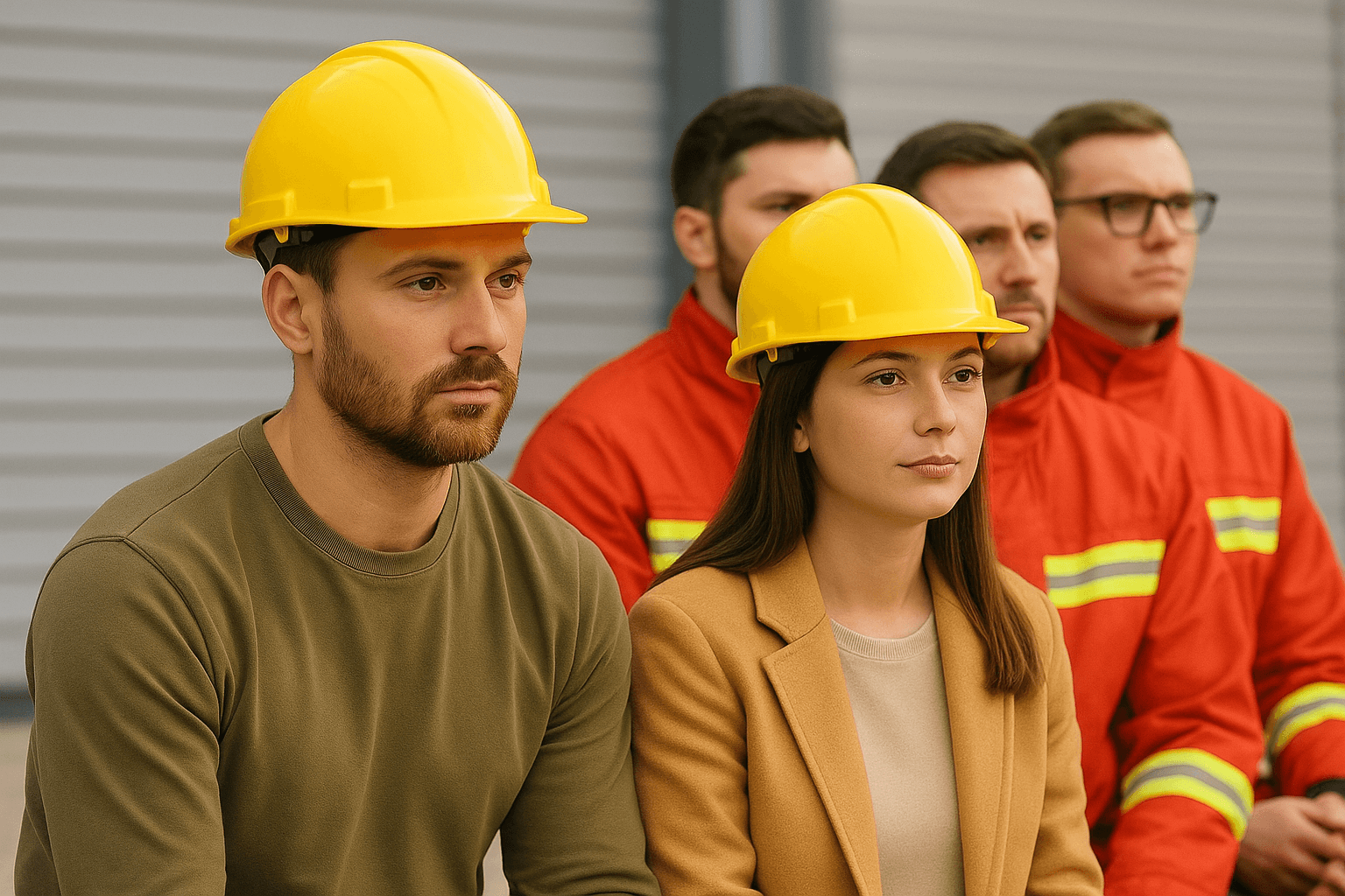 Participanți la curs Servant Pompier